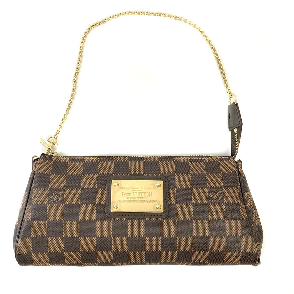 LOUIS VUITTON Eva Brown Damier Ebene Brown Shoulder Bag